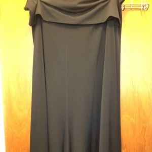 Black Lularoe Slinky Maxi Skirt